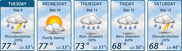 5-Day Forecast